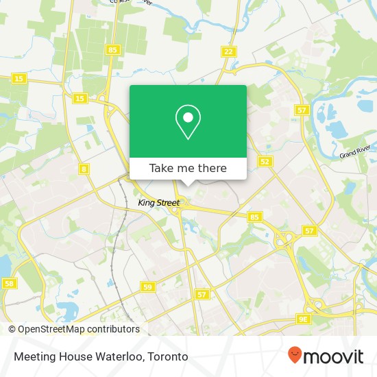 Meeting House Waterloo map
