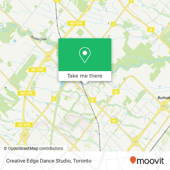 Creative Edge Dance Studio map