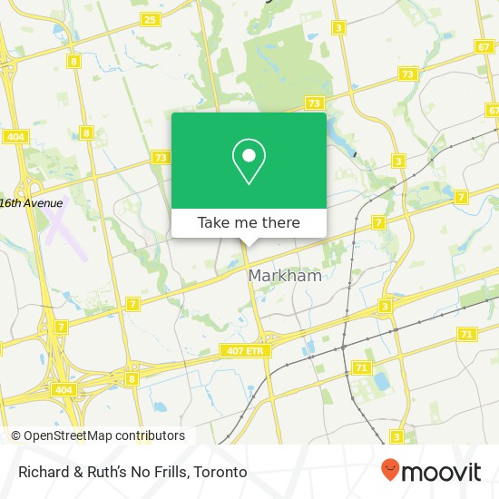 Richard & Ruth’s No Frills map