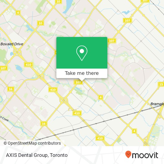 AXIS Dental Group map