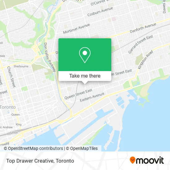 Top Drawer Creative map