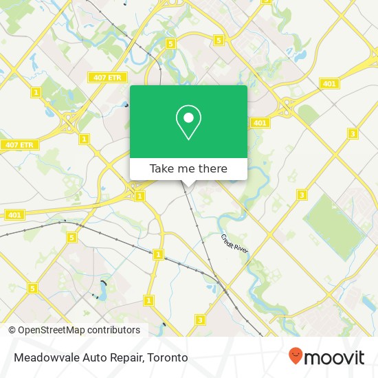 Meadowvale Auto Repair map