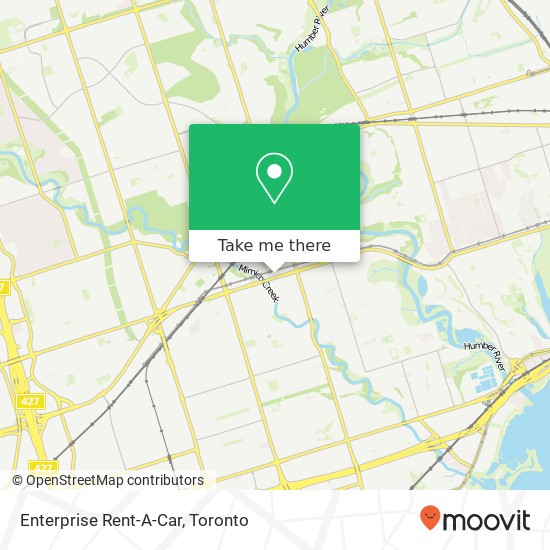 Enterprise Rent-A-Car map