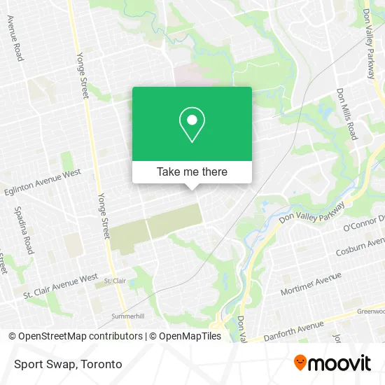 Sport Swap map