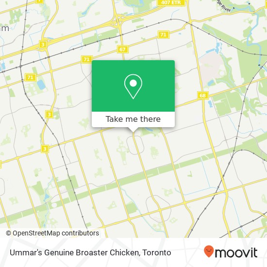 Ummar's Genuine Broaster Chicken map