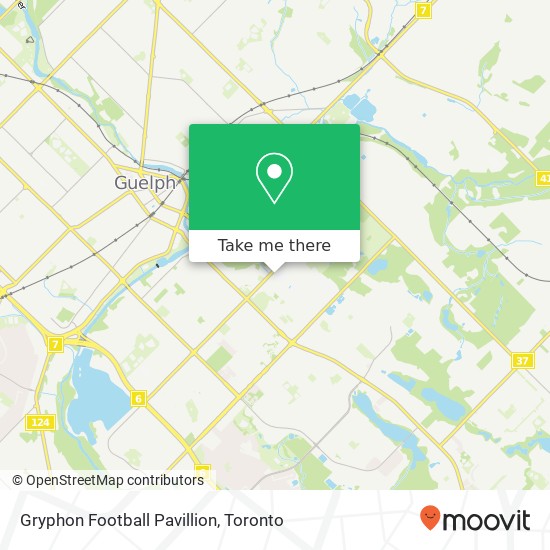 Gryphon Football Pavillion map