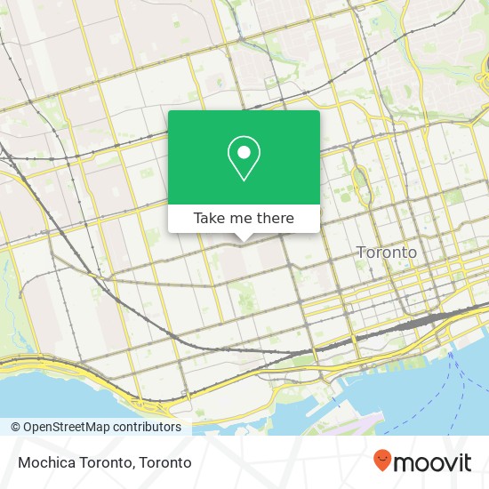 Mochica Toronto map