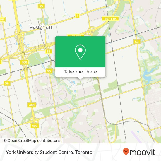 York University Student Centre map