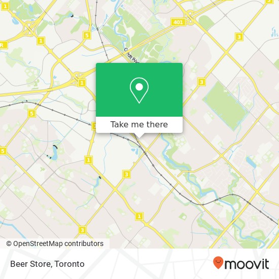 Beer Store map