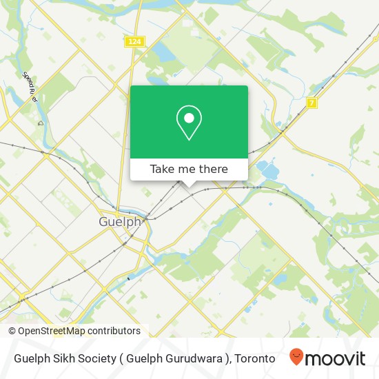 Guelph Sikh Society ( Guelph Gurudwara ) map