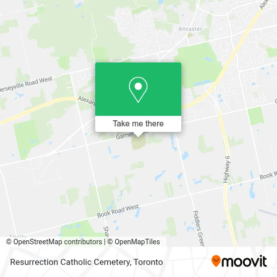 Resurrection Catholic Cemetery map