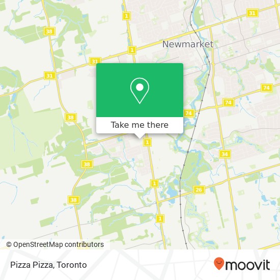 Pizza Pizza map