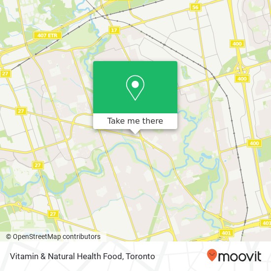 Vitamin & Natural Health Food map