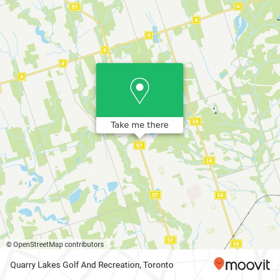 Quarry Lakes Golf And Recreation map