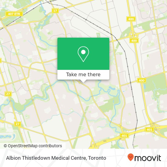 Albion Thistledown Medical Centre map