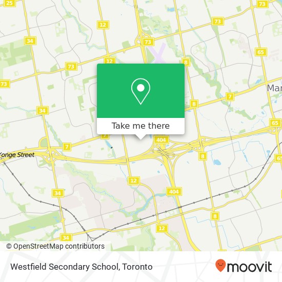 Westfield Secondary School map
