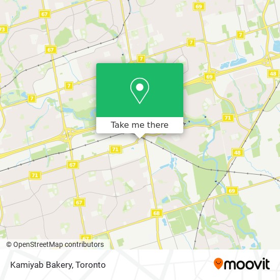Kamiyab Bakery map