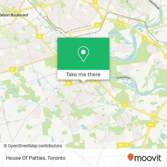 House Of Patties map