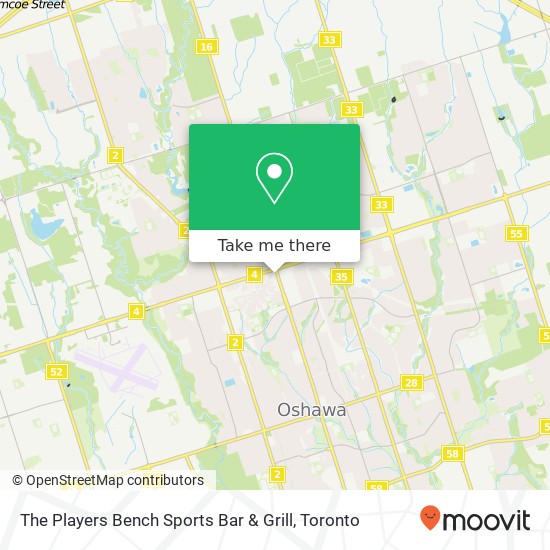 The Players Bench Sports Bar & Grill map