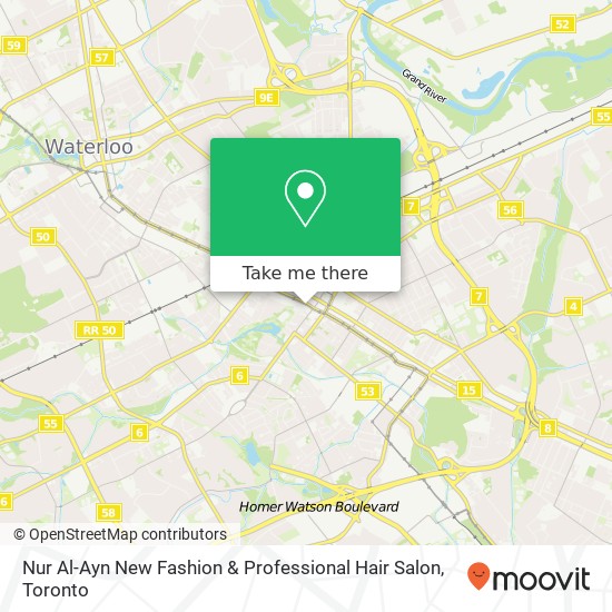 Nur Al-Ayn New Fashion & Professional Hair Salon map