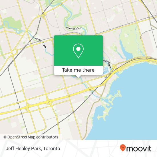 Jeff Healey Park map