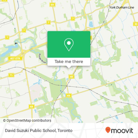 David Suzuki Public School map