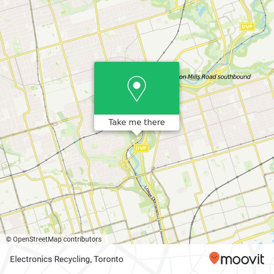 Electronics Recycling map