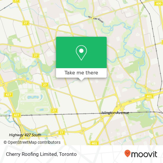 Cherry Roofing Limited map