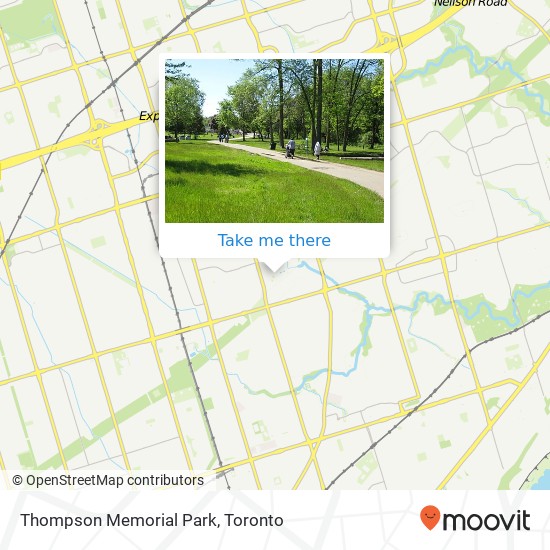 Thompson Memorial Park map