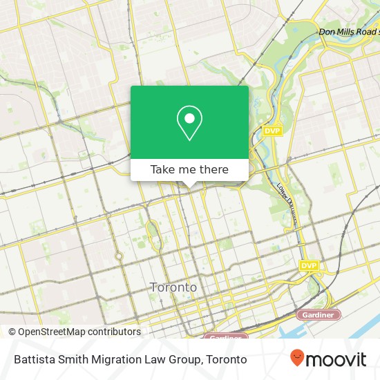 Battista Smith Migration Law Group map