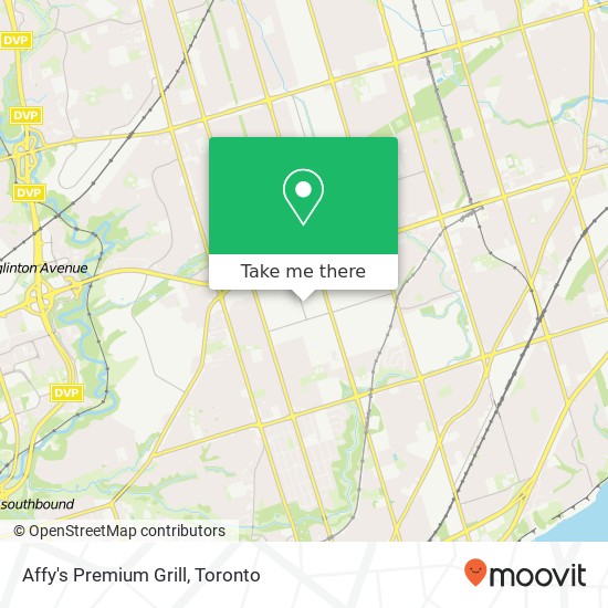 Affy's Premium Grill map