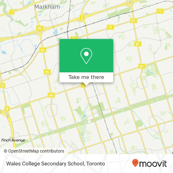 Wales College Secondary School map