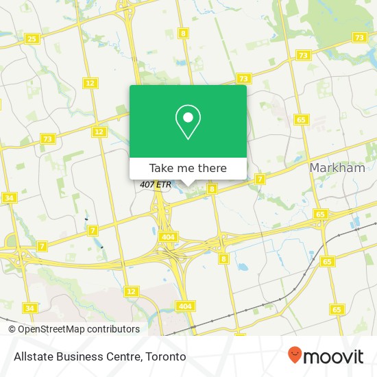 Allstate Business Centre map