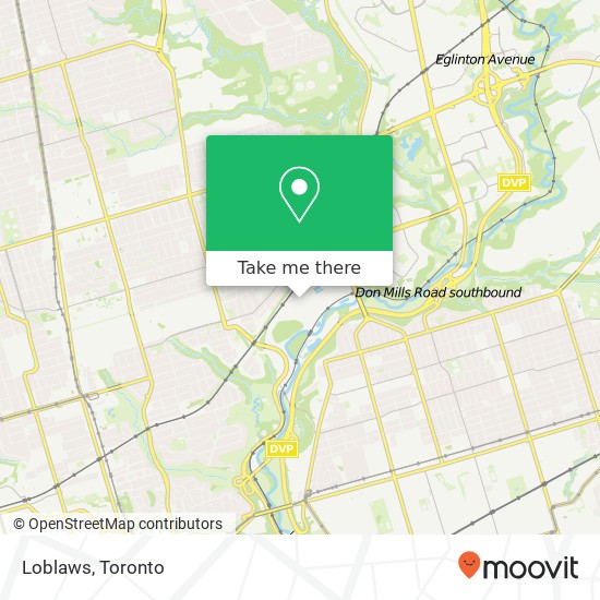 Loblaws map