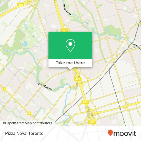 Pizza Nova map