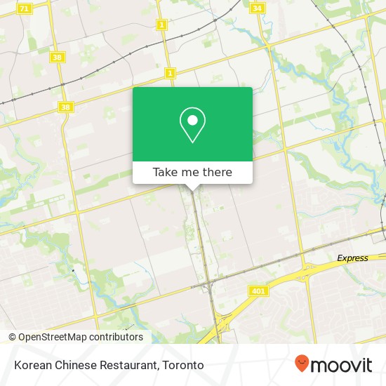 Korean Chinese Restaurant plan