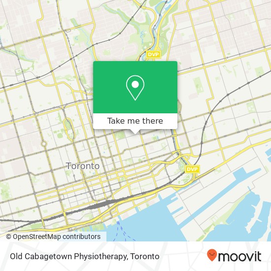 Old Cabagetown Physiotherapy map