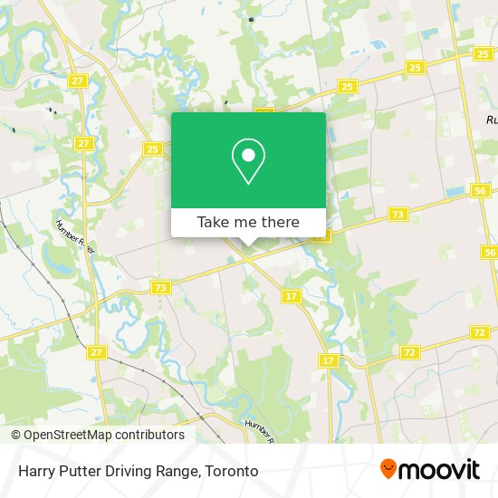 Harry Putter Driving Range map