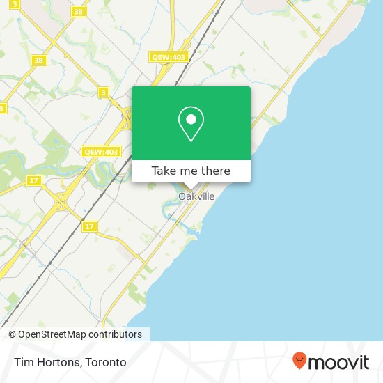 Tim Hortons map