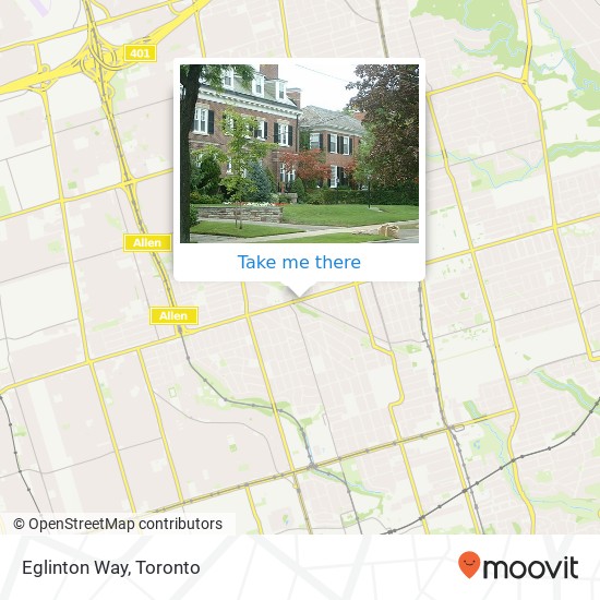 Eglinton Way map