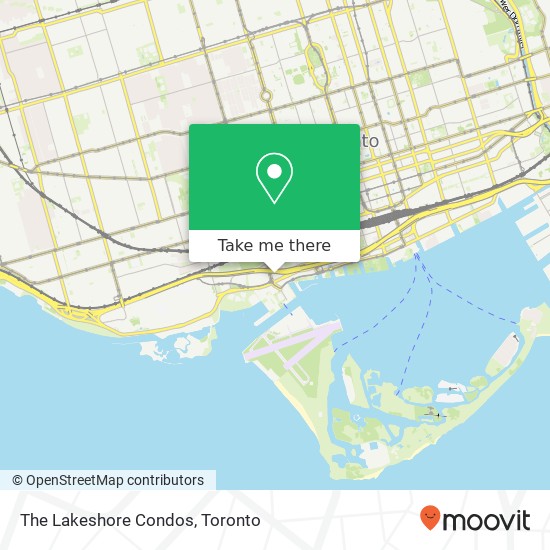 The Lakeshore Condos map