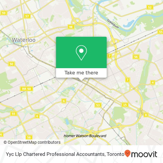 Yyc Llp Chartered Professional Accountants map