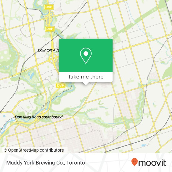 Muddy York Brewing Co. map