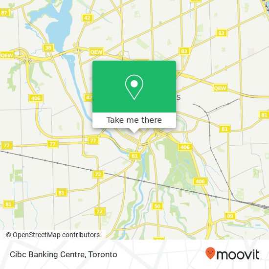 Cibc Banking Centre map