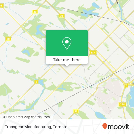 Transgear Manufacturing map