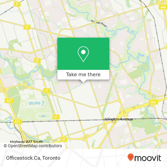Officestock.Ca map