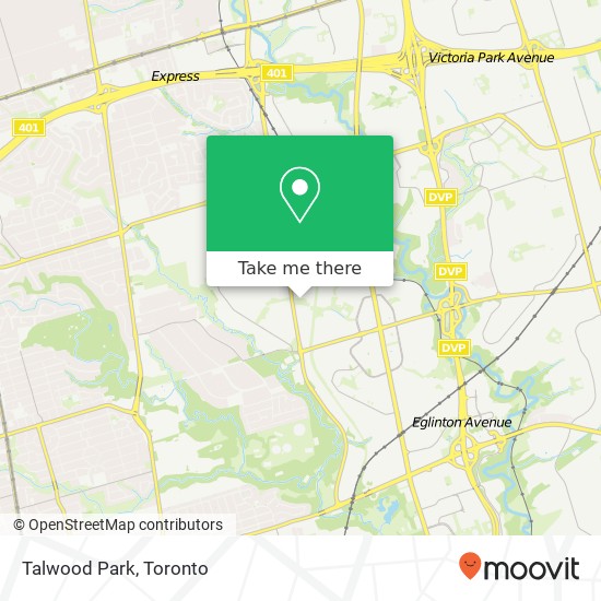 Talwood Park map