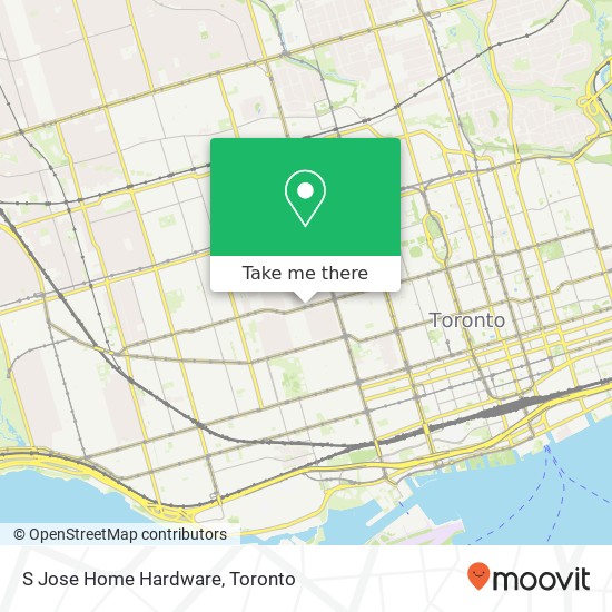 S Jose Home Hardware map