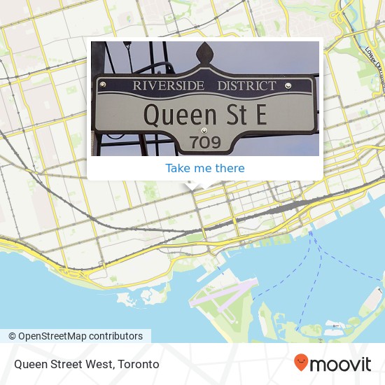 Queen Street West map