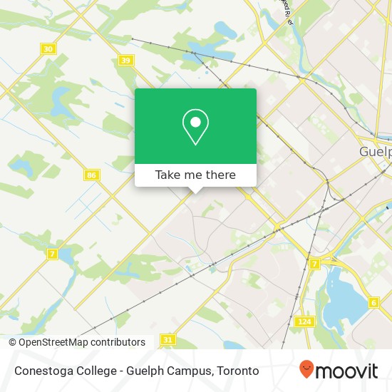 Conestoga College - Guelph Campus map